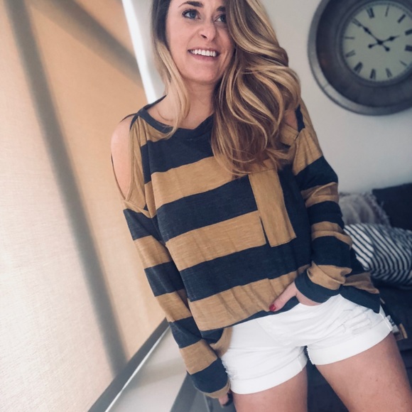 Tops - Amy Cold Shoulder Long Sleeve